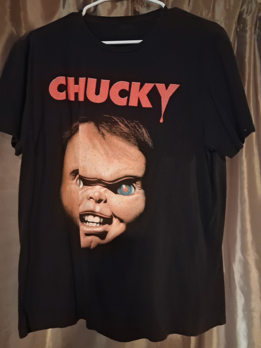 Chucky Graphic Black Short-Sleeve Tee